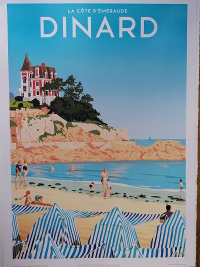 Bretagne - Dinard, les Roches Brunes - Affiche 2