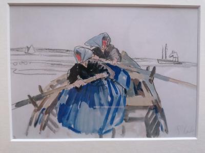Mathurin Meheut, d’après (1882 - 1958)  - Les rameuses de Saint-Cado - Affiche 2