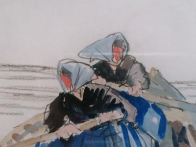 Mathurin Meheut, d’après (1882 - 1958)  - Les rameuses de Saint-Cado - Affiche 2