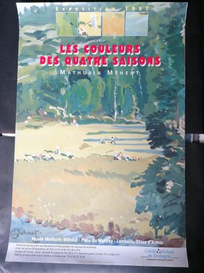 Mathurin Meheut, d’après (1882 - 1958)  - Les couleurs des quatres saisons - Affiche 2