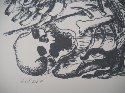 Ossip ZADKINE : Mythologie Hercule et les oiseaux du lac Stymphale - Lithographie originale signée 2