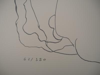 Ossip ZADKINE : Mythologie Cerbère capturé - Lithographie originale signée 2