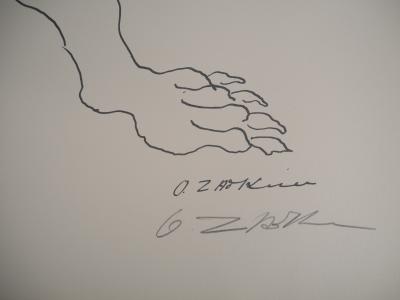 Ossip ZADKINE : Mythologie Hercule et le Cerbère - Lithographie originale signée 2