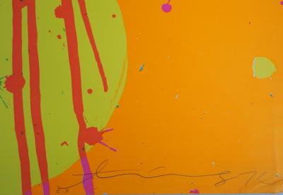 Walasse Ting - Flower Power - Original lithograph, Signed 2