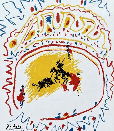 Pablo PICASSO - The Little Corrida, 1958 - Original signed lithograph 2