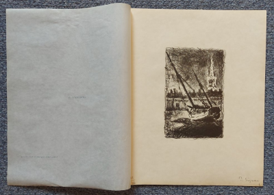 Paul Signac - Saint-Malo  I (1927)  - lithographie originale sur papier Japon 2
