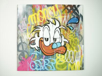 Odart - Money crash - Technique mixte sur toile 2