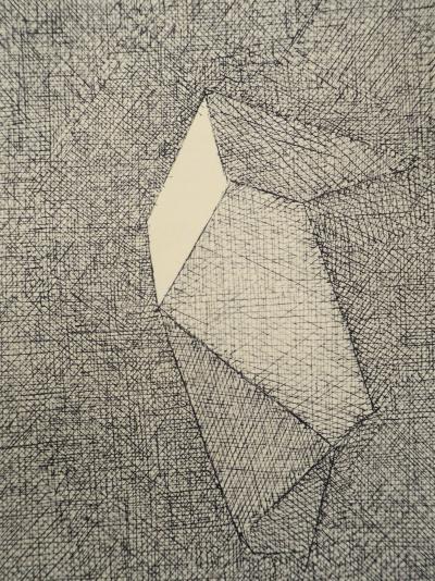 Alberto GIACOMETTI (d’après) : Face  au Cubisme - Lithographie signée 2