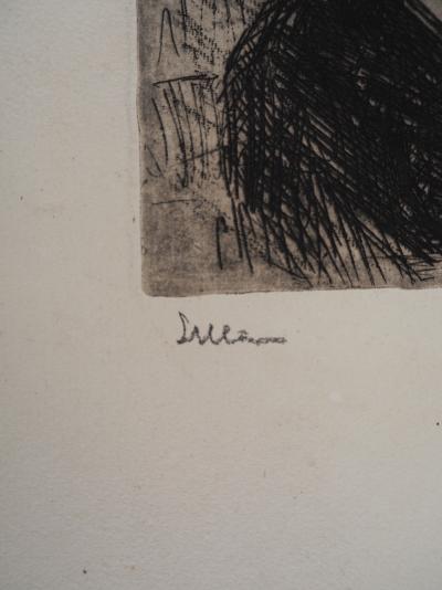 Maximilien LUCE - The Apothecary Circa 1895 - Original signed etching 2