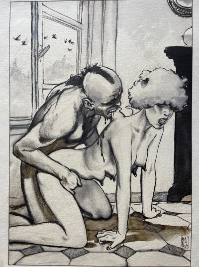 Milo MANARA - Fantasex - Planche originale 2