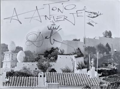 Salvador DALI - La maison de Dali à Port Lligat (années 60-70) - Photographie dédicacée 2