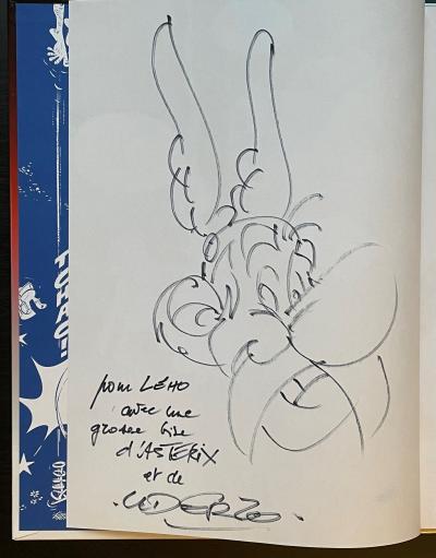 UDERZO Albert - The anniversary of Asterix and Obelix - Autographed album