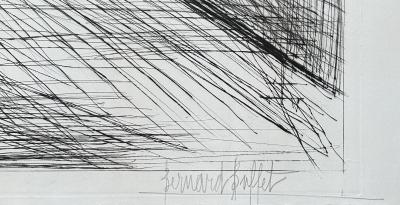 Bernard Buffet - Le Canal, 1955 - Gravure originale signée numérotée au crayon 2
