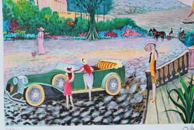 Ramon DILLEY :  les années folles à Deauville  - Lithographie originale signée et numérotée 2