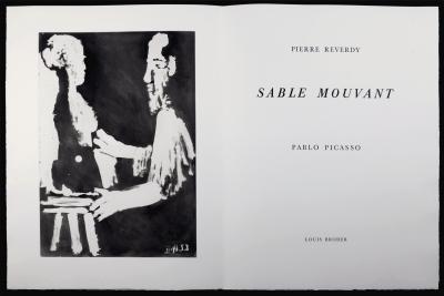 Pablo PICASSO - Frontispiece, 1966 - A fantastic original large-size etching (Aquatint) by the Master! 2