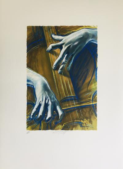 Ernest PIGNON-ERNEST - Sans-titre, 2000 - Lithographie originale signée au crayon 2