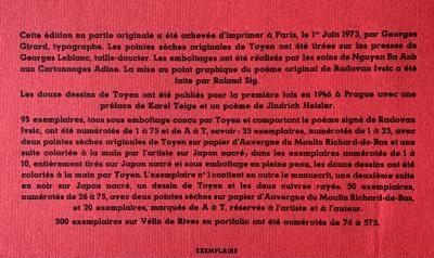 Toyen (Marie Cerminova, dite) - 12 dessins de Marie Toyen Poème de Radovan Ivsic 2
