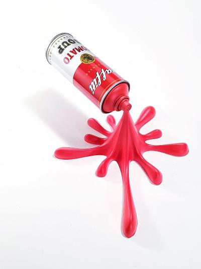 2Fast - Splash It Tomato Soup - Technique mixte sur résine 2