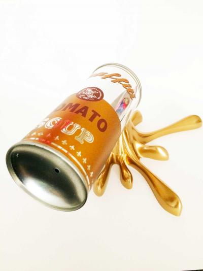 2Fast - Splash It Tomato Gold - Technique mixte sur résine 2