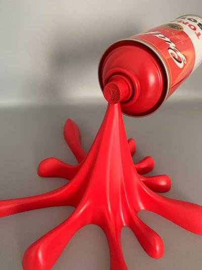 2Fast - Splash It Tomato Soup - Technique mixte sur résine 2