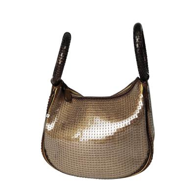 Sac à main Tod's en cuir doré, 2
