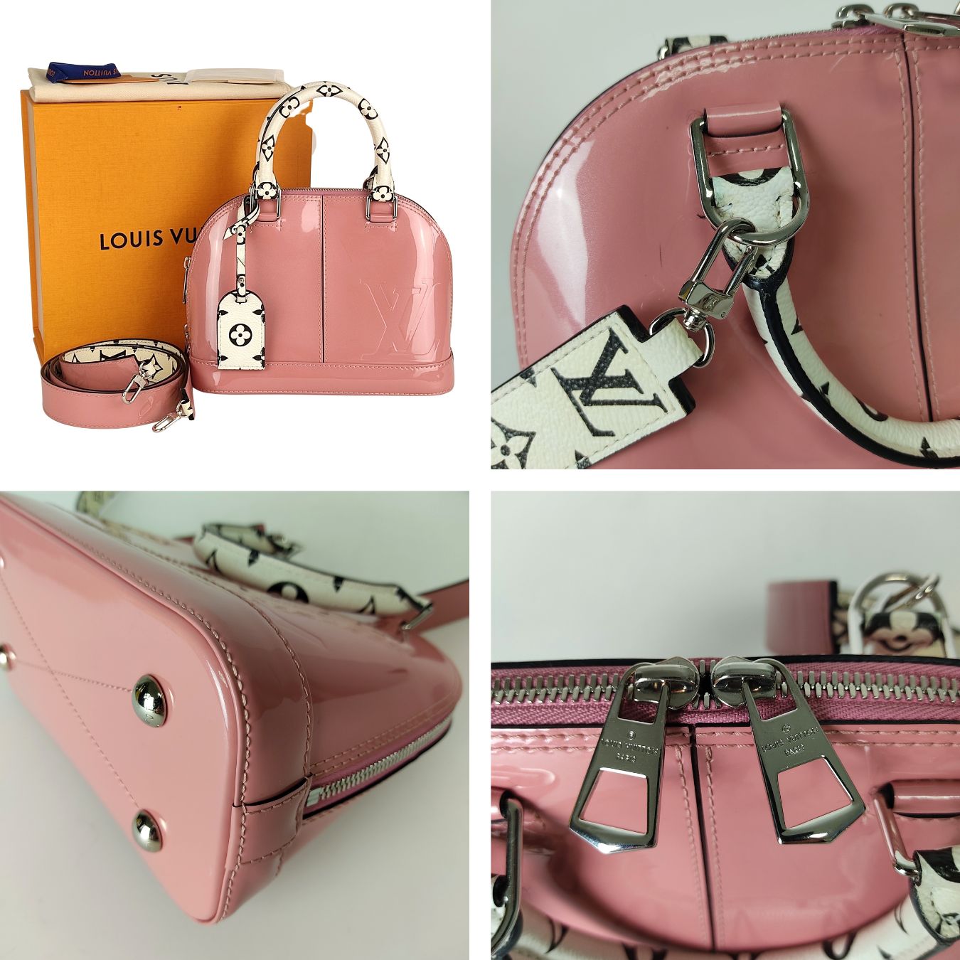 LOUIS VUITTON, sac Alma cuir vernis - Fashion & Haute Couture - Plazzart