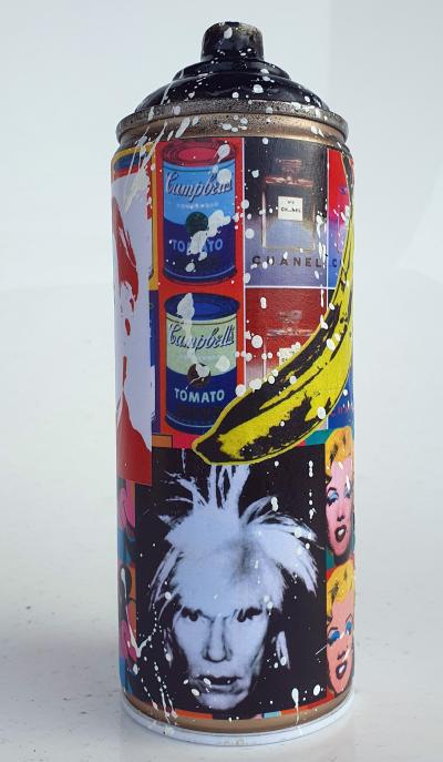 SPACO - Bombe Warhol , 2024  - Sculpture pop street art 2