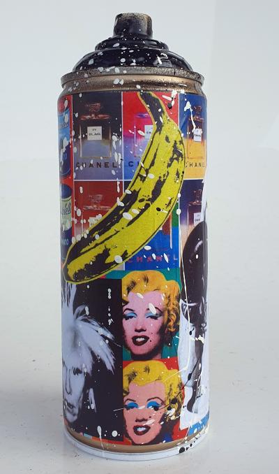 SPACO - Bombe Warhol , 2024  - Sculpture pop street art 2