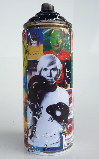 SPACO - Bombe Warhol , 2024  - Sculpture pop street art 2