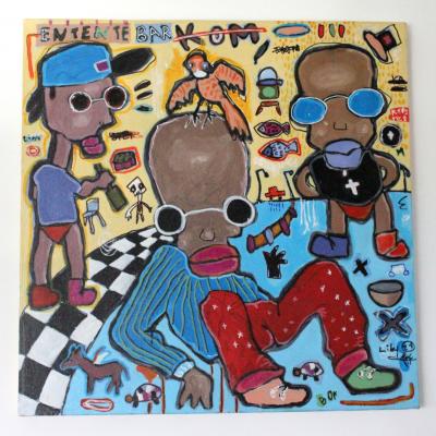 Liby LOUGUE - Entente Bar, 2022 - Acrylique sur toile 2