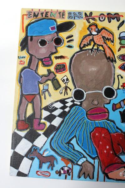 Liby LOUGUE - Entente Bar, 2022 - Acrylique sur toile 2