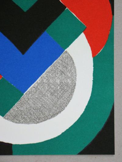 Lithographie Robert Delaunay - Signée, Numérotée, Avec Certificat (COA), Timbrée Sonia Delaunay