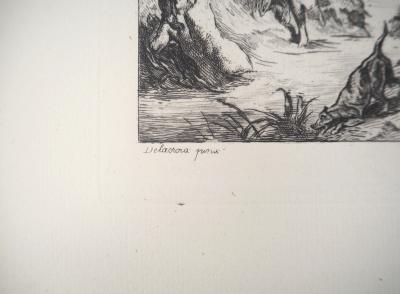 Eugène DELACROIX (d’après) - Allégorie de l’été, 1873 - Gravure signée 2