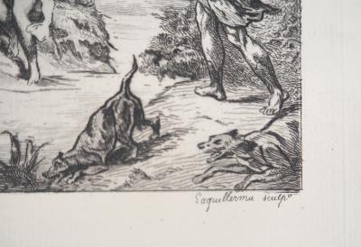 Eugène DELACROIX (d’après) - Allégorie de l’été, 1873 - Gravure signée 2