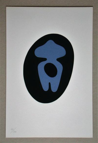 Jean Hans ARP - Papier déchiré, 1960 - Collage papier original 2