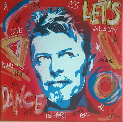 SPACO - Bowie, 2023 - Technique mixte sur toile 2