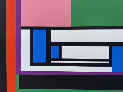 Geneviève Claisse - Composition cinétique 8  - sérigraphie signée 2