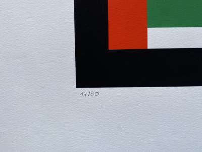 Geneviève Claisse - Composition cinétique 8  - sérigraphie signée 2