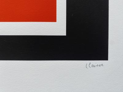 Geneviève Claisse - Composition cinétique 8  - sérigraphie signée 2