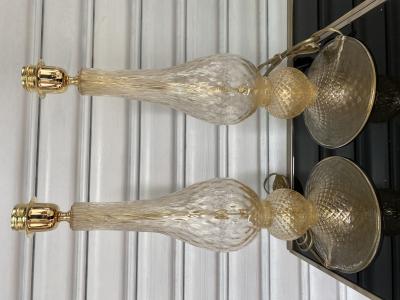 Paire de lampes dorées Alberto Dona Murano ( 5 et 6 ) 2