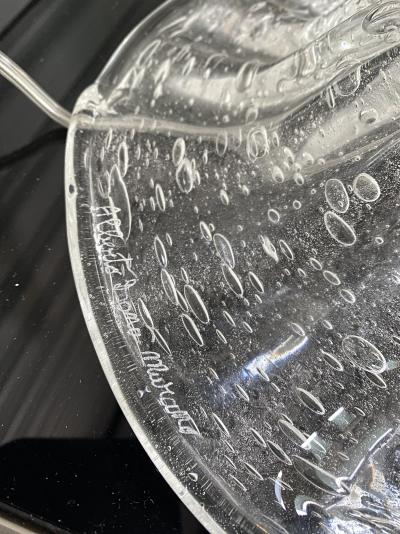 Paire de lampes argentées et transparentes Alberto Dona Murano (3 et 4) 2