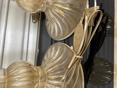 Paire de lampes dorées Alberto Dona (9 et 10) 2