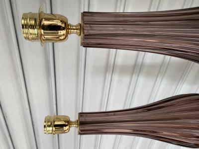 Paire de lampes violettes Alberto Dona Murano (11 et 12) 2