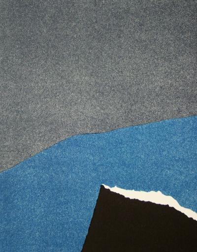 Giuseppe SANTOMASO - Hommage à Jean Cassou, 1978 - Lithographie originale signée et numérotée 2