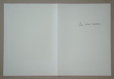 Giuseppe SANTOMASO - Hommage à Jean Cassou, 1978 - Lithographie originale signée et numérotée 2