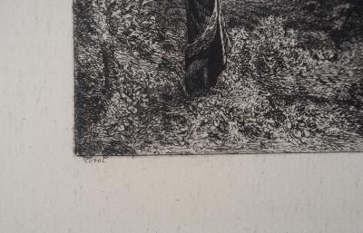 JB Camille COROT (d’après) - Orphée - Gravure, Signée #Durand Ruel - 1873 2
