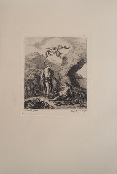 Eugène DELACROIX (d’après) - Allégorie du printemps, 1873 - Gravure signée 2