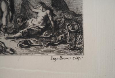Eugène DELACROIX (d’après) - Allégorie du printemps, 1873 - Gravure signée 2