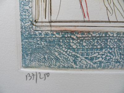 Jean-Baptiste VALADIÉ - L’envie, gravure originale signée 2