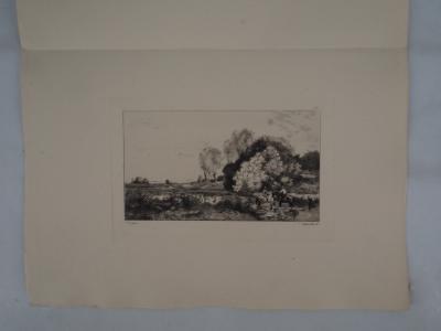 JB Camille COROT (d’après) - Cavaliers, 1973 - Gravure, Signée #Durand Ruel 2
